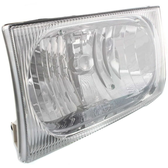 Headlight Compatible With 2002-2004 Ford F-250 Super Duty F-350 Right Passenger Halogen With bulb(s)