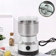 thumbnail image 2 of Electric Coffee Grinder, Stainless Steel Coffee Bean & Spice Grinder, 150W High-Speed Grinding Machine with Transparent Lid, Portable Coffee Mill for Home & Kitchen Use, 2 of 7