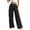 Black, variant on Women's Jogger Pants High-Washion Wide-Leg Slim-Fit for Yoga to Weekday Activities with Seamless Comfort and Relaxed Style Green L