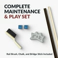 thumbnail image 6 of Hathaway Pool Table Billiard Accessory Kit with Cues, Rack, Chalk, Brush, 6 of 7