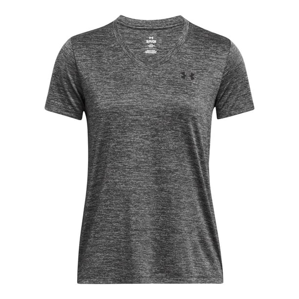 Camiseta Under Armour Tech Twist con cuello en V para mujer, talla XXL