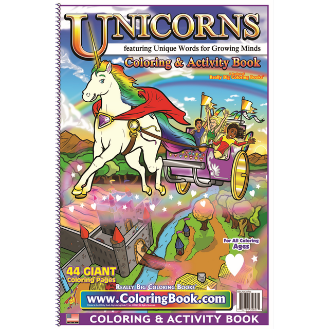 Unicorns Really Big Coloring Book - Walmart.com