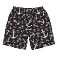 thumbnail image 5 of Goofa Anchors Printed Mens Swim Trunks Summer Quick Dry Short Beach Swimwear Bathing Suits-, 5 of 9
