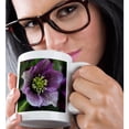 thumbnail image 2 of 3drose, Silverdale, Wa. Purple Hellebore Flower Perennials, 15oz Mug, 2 of 6