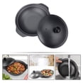 thumbnail image 4 of Raindrops Casserole Pot 1Pcs Non Stick Iron Bakelite For Stew Cooking, 4 of 8
