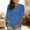 Blue, variant on Zunfeo Fall Tops for Women Long Sleeve Tunic T Shirts Casual Pullover Basic Tops New Arrivals- Black