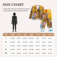 thumbnail image 6 of Bingfone Womens Pajama Sets Animals On Noah'S Ark1 Print,Long Sleeve Loungewear Pajamas Set-Small, 6 of 9