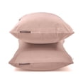 thumbnail image 4 of Pastel Peach Decorative Lumbar Pillow Cover 20"x28" | Pack of 2 Modern Velvet Oblong Cushion Cover Solid | Plain Solid Pillowcases for Bed, Couch & Sofa, Modern Home Décor - Pastel Peach Velvet Dream, 4 of 9