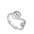 thumbnail image 4 of Infinity Spiral Swirl Purity Ring .925 Sterling Silver Band Jewelry Female Male Unisex Size 6, 4 of 4