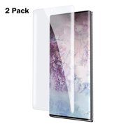 [2 Pack] Tempered Glass Screen Protector For Samsung Galaxy Note 10, Dteck [Liquid Dispersion Tech] Tempered Glass Screen Protector with UV Light For Samsung Galaxy Note 10, Transparent Clear