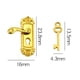 thumbnail image 2 of Juego de llaves de cerradura de puerta en miniatura para casa de muñecas 1/12, minimanija de puerta de hadas para casa de muñecas, juguete Tmvgtek libre de BPA, 2 of 6