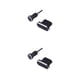 thumbnail image 2 of Cateissary 2 uds puerto de carga de teléfono Micro Usb + conector de auriculares de 3,5mm enchufe antipolvo Micro Usb para para negro 2piezas, 2 of 6