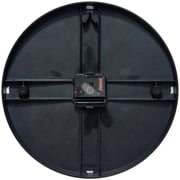 Infinity 90/1224-1 Combination 12/24 Hour Wall Clock 12 Inch Diameter, White