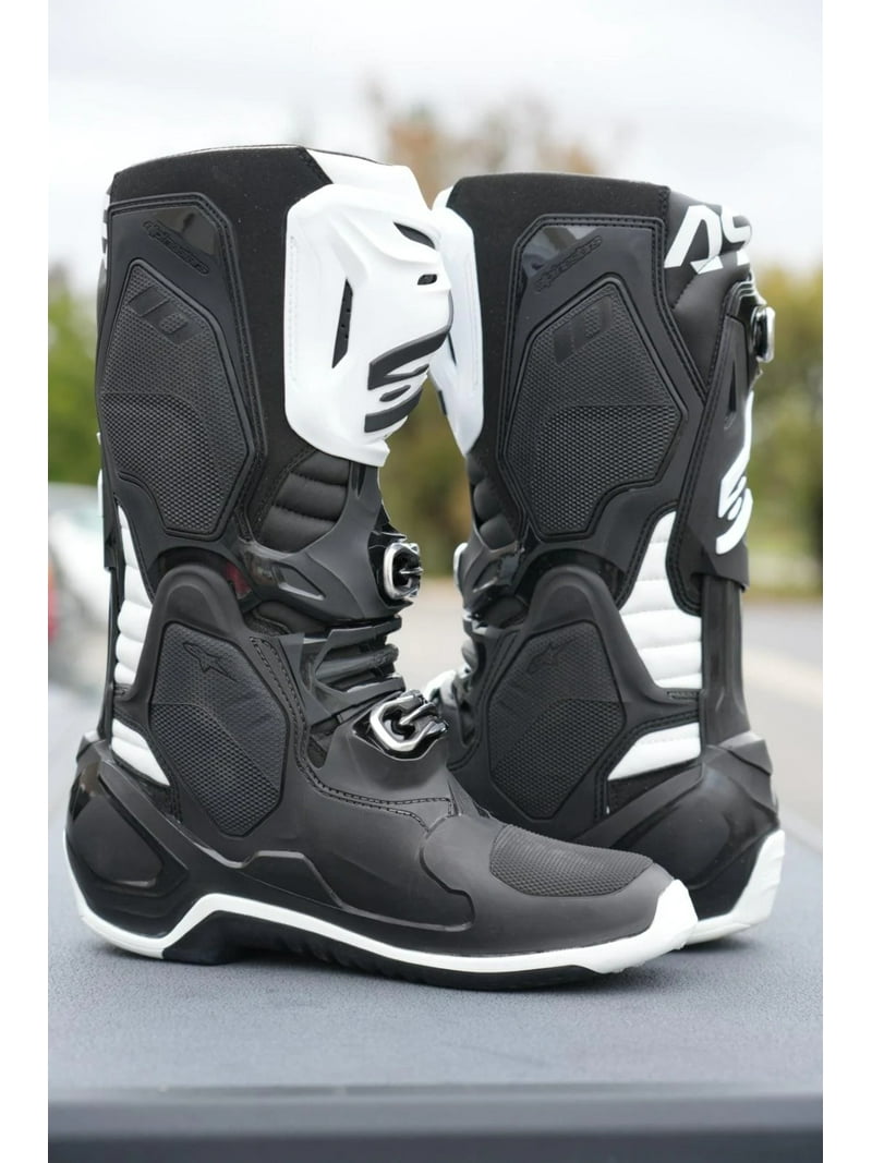 Alpinestars Tech 10 Mens MX Offroad Boots Black/White 7 USA