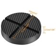 thumbnail image 2 of DEDC Floor Jack Rubber Pad Universal Jack Adapter Pinch Weld Side Frame Rail Protector Puck/Pad (1 Pack), 2 of 4