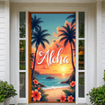 thumbnail image 6 of Tropical Design Summer Beach Theme Aloha Sunset Print Palm Tree Florals for Party Event Vacation, 6 of 7