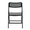 thumbnail image 3 of Hampden Furnishings Ava Collection Comfort Folding Chair, Black, Pack of 4, 3 of 4