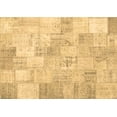 thumbnail image 1 of Ahgly Company Indoor Rectangle Patchwork Brown Transitional Area Rugs, 2' x 3', 1 of 4