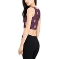 thumbnail image 2 of Material Girl Juniors Star Print Sports Bra Beet Red Star XS, 2 of 2