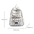 thumbnail image 2 of HUISZJ Bow Print School Backpack, Creative Preppy College Backpack, Middle School Bag for Travel Commute Work (Blue), 2 of 10