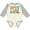 Natural and Heather, variant on Inktastic It's My Birthday Circus Train 1st Birthday Boys or Girls Long Sleeve Baby Bodysuit