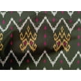 thumbnail image 4 of oneOone Cotton Poplin Fabric Paisley & Chevron Ikat Printed Craft Fabric BTY 42 Inch Wide, 4 of 4