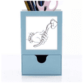 thumbnail image 1 of Culture and Ruyi Line Drawing Pattern Desk Supplies Organizer Pen Holder Card, 1 of 3