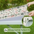 thumbnail image 6 of Square Tablecloth with Elastic Edges 34 * 34 Inch Pioneer Waterproof Fresh Garden Table Cover Washable Indoor and Outdoor for Party Kitchen Dinner Banquet Patio Picnic, 6 of 6