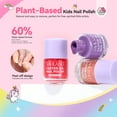 thumbnail image 4 of SAVILAND Glamkids Kids Nail Polish Set: 12 Colors Quick Dry Non-Toxic Nail Polish for Toddler, Water Based Peel-Off Fingernail Polish Safe Nail Art Kit with Sticker, 4 of 8