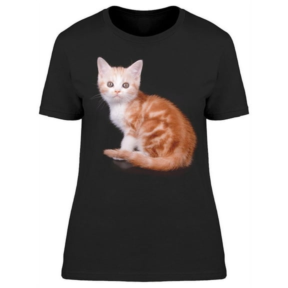 Shorthair Kitten Posing T-Shirt Women -Image by Shutterstock, Female Small