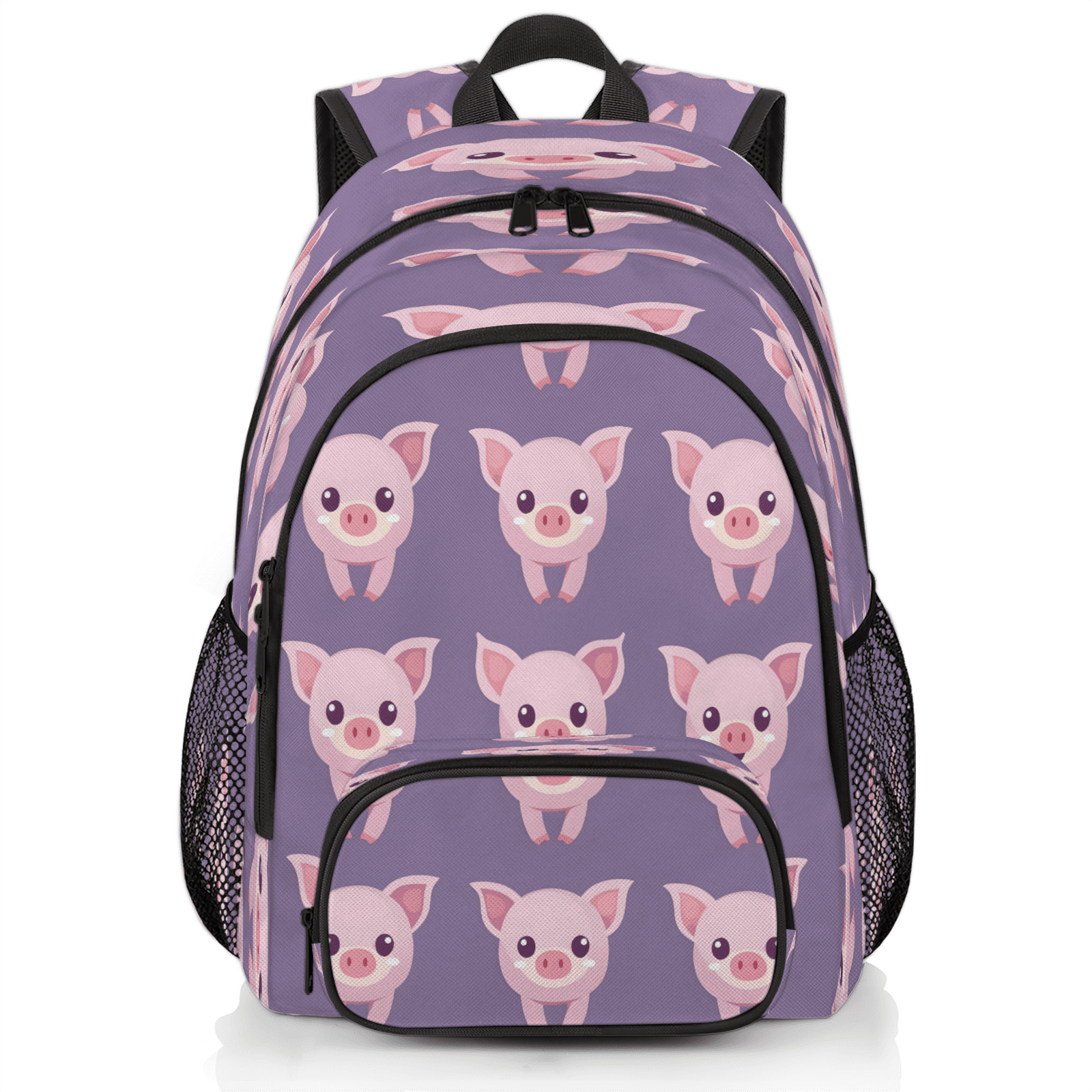 Herdesigns Cute Hippo Laptop Backpack for Women Men, 18.3  display picture 1