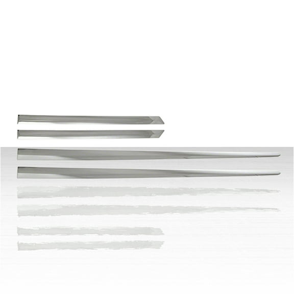 Body Side Molding Set (Raised/Chrome) for 2013-2020 Chevy Malibu Base, ECO, Sedan