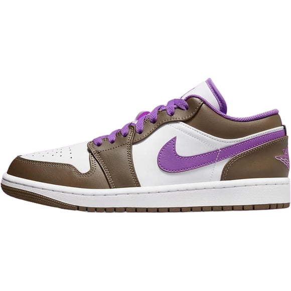 Nike Men's Air Jordan 1 Low Palomino Wild Berry White running shoes
