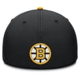 thumbnail image 4 of Men's Fanatics Black/Gold Boston Bruins Authentic Pro Rink Team Code Flex Hat, 4 of 4