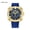 GoldShellBlueAndYellowSurfaceBlueRibbon, variant on 2024 Men's Sports Quartz WatchilicWaterproof Watch Agent