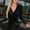Black, variant on Elegant Long Sequin Pleated Tunic Blouse With Button Down Front For Casual Wear Fashion Tops For Women