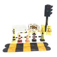 thumbnail image 4 of Lámparas de semáforo de juguete,Lámpara de semáforo con juguetes de señales de tráfico,Mini conos de tráfico y barricadas,juguetes para niños,Juguetes con luces de señal de, 4 of 7