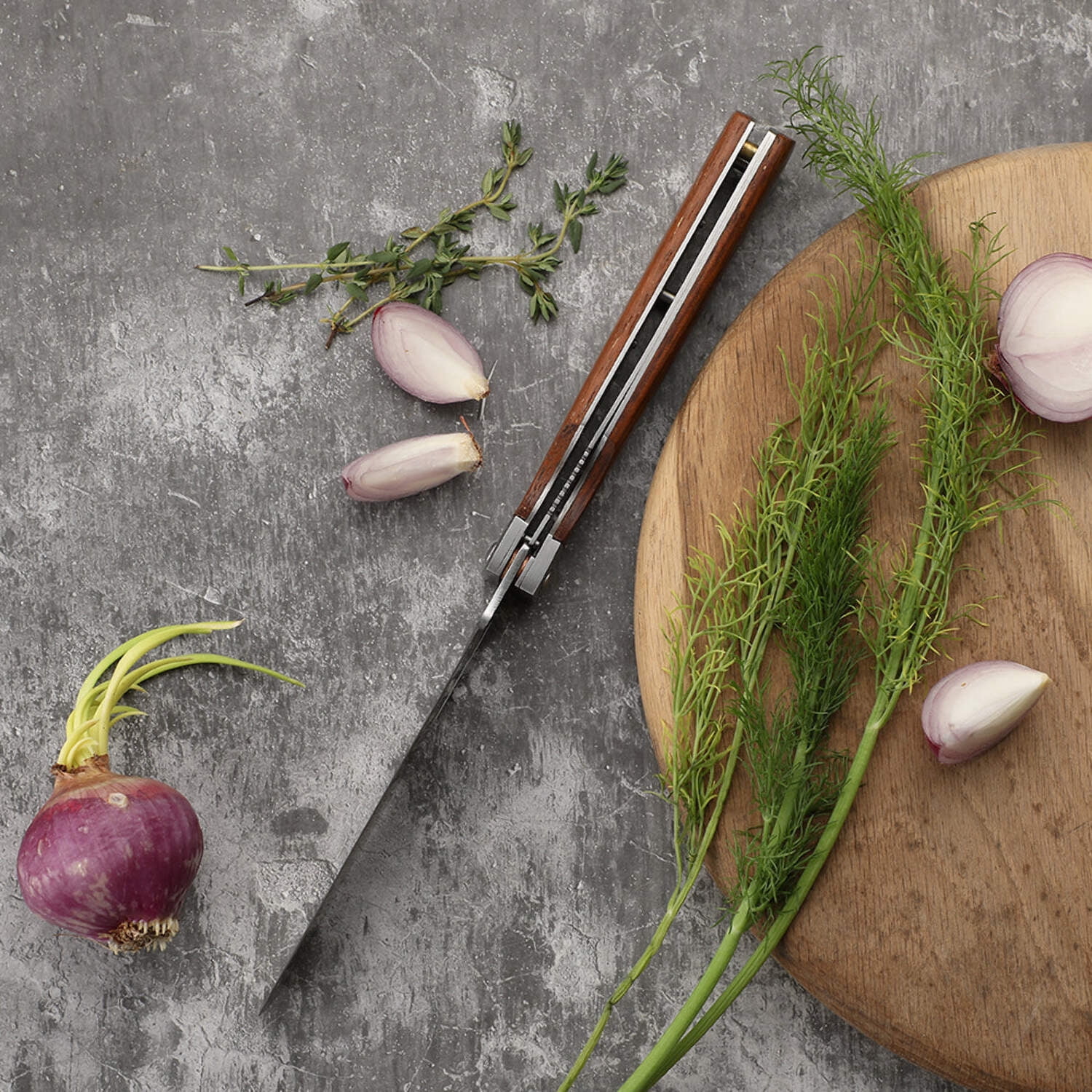 Lifespace 440A Stainless Steel Folding Japanese Chef Knife - Fantastic outdoor knife