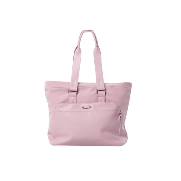 Totto Bolsa De Dama - Mujer Con Porta Laptop 15 Shopper - A Color Rosa Diseño De La Tela Lisa violeta G