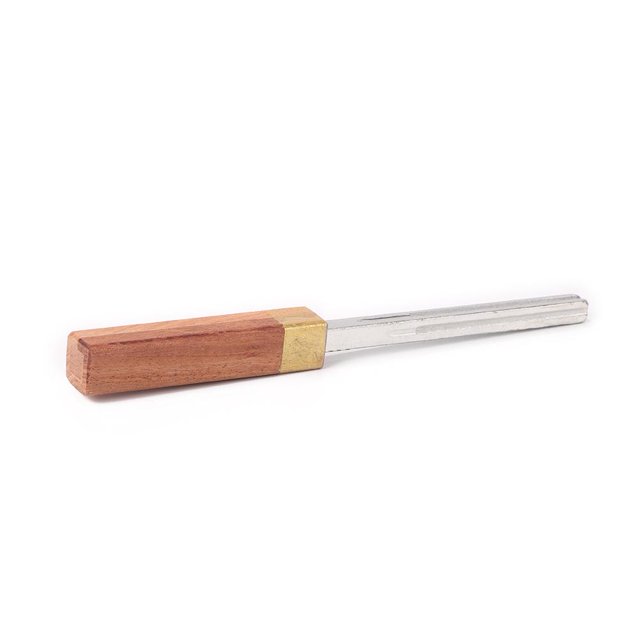 Lima para trastes de guitarra Corona Mango de madera Pulido Reparación Luthier Herramienta (A) JShteea Para Estrenar