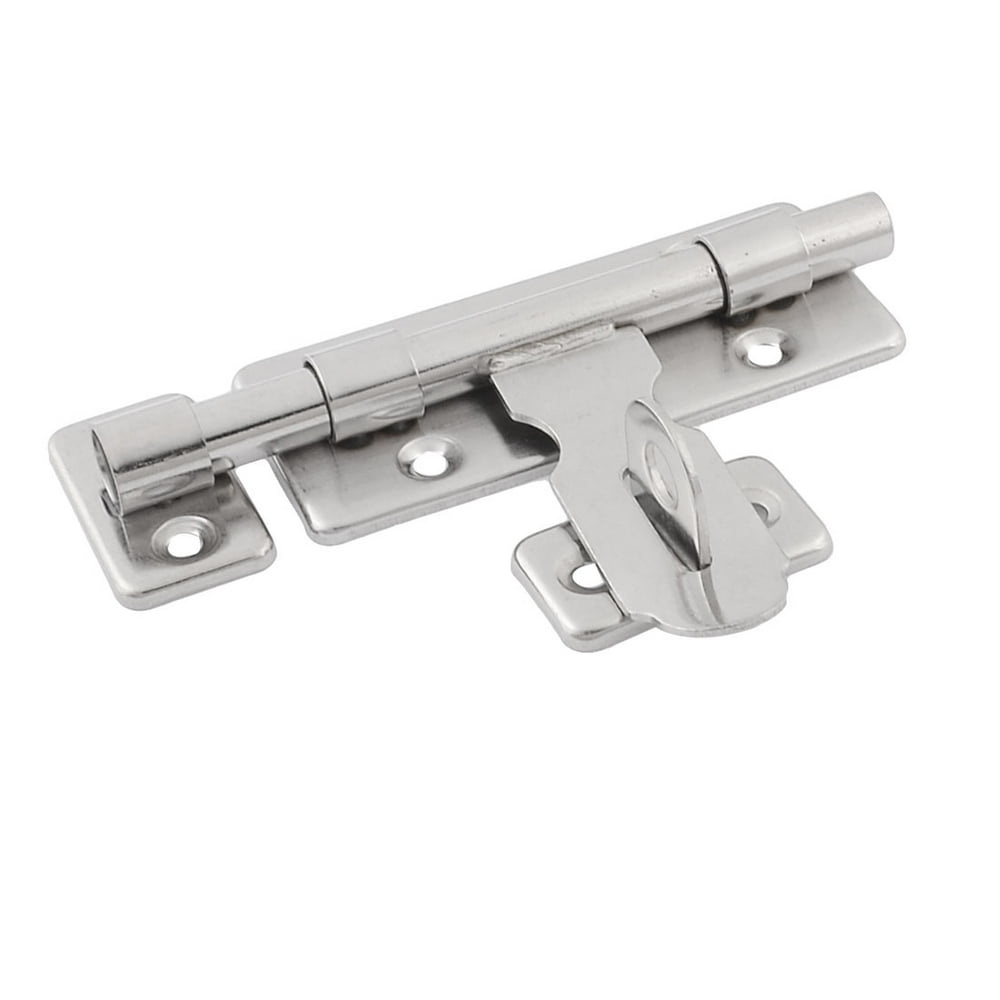 3.7" Stainless Steel Gate Security Latch Bolt Set Silver Tone Walmart