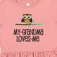 thumbnail image 4 of Inktastic Grandma Loves Me Girls Owl Girls Toddler Dress, 4 of 5