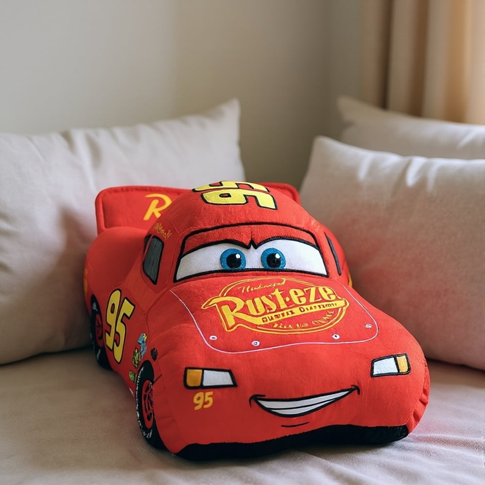 Cars Lightning McQueen Pillowbuddy, Red, Disney