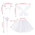 thumbnail image 2 of SAYOO 4 piezas de accesorios de vestuario Wings, Wings headband Magic stick dress SAYOO moda, 2 of 9