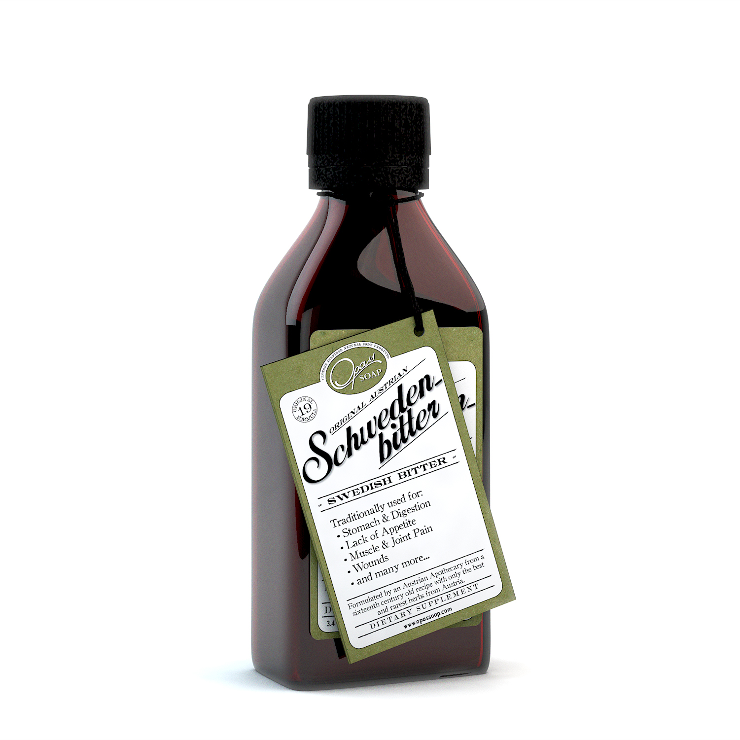 Original Austrian Swedish Bitters Extract (Schwedenbitter) (3.4 fl.oz