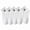 White, variant on 5 Pairs Mens Casual Outdoor Sport Athletic Ribbed Cuff Cotton Ankle Socks Breathable Letter Embroidery Short Tube Socks