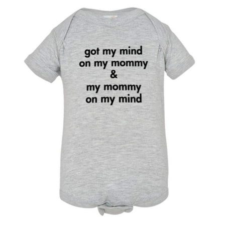 

PleaseMeTees™ Baby Got My Mind On My Mommy Dad Love HQ Jumpsuit
