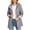 Gray, variant on Rain Coats for Women Long Lightweight Waterproof Jacket With Long-length Waterproof Coat