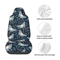 thumbnail image 4 of Wukai Glowing Butterfly Full Set Car Seat Covers with Soft Padding Universal Auto Front Seats Protector and Cushion Mat, 4 of 5
