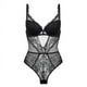 thumbnail image 5 of Mono ajustado estilo francés transparente con tentación de encaje Mono sexy francés, 5 of 6